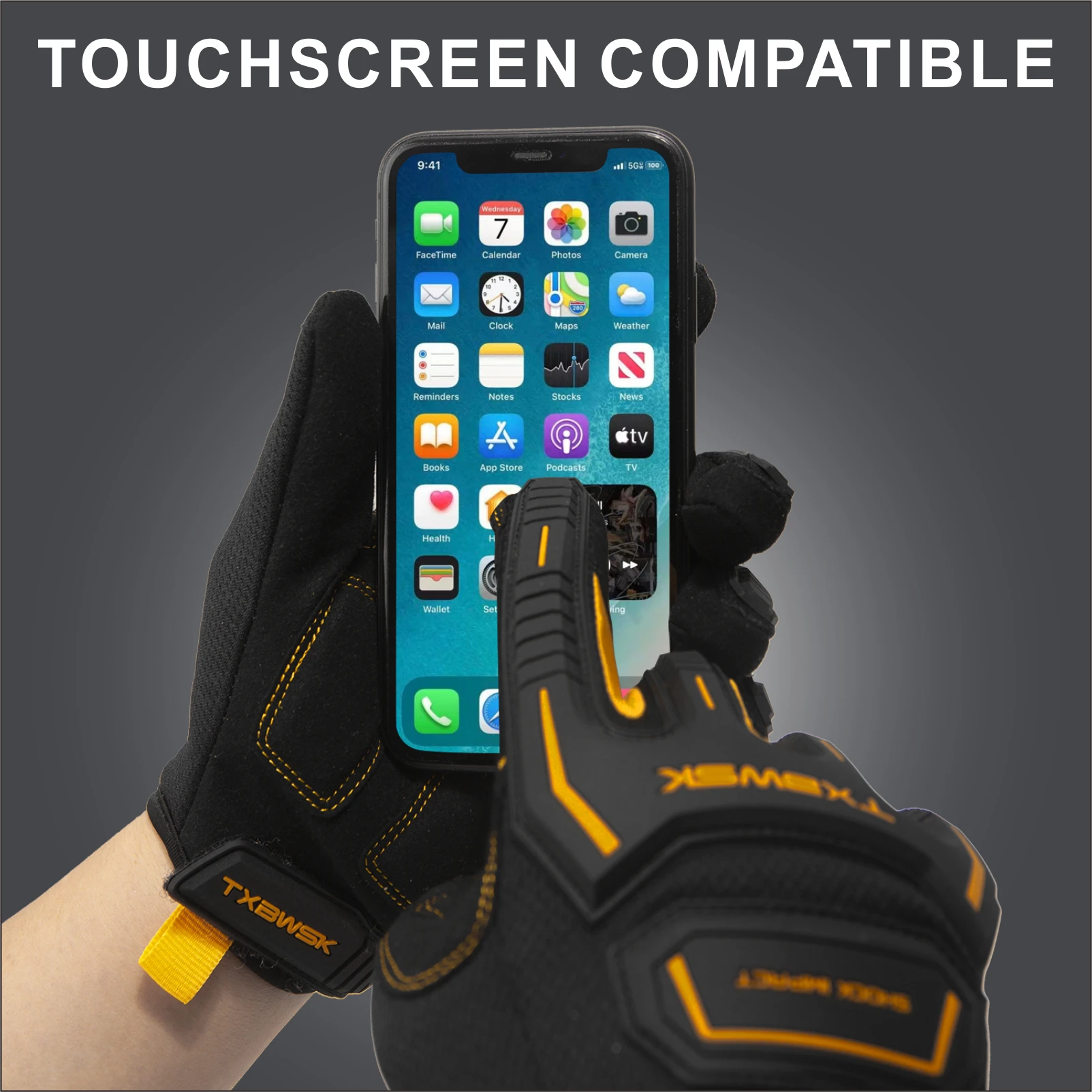 Touchscreen Mechanic Work Gloves 3
