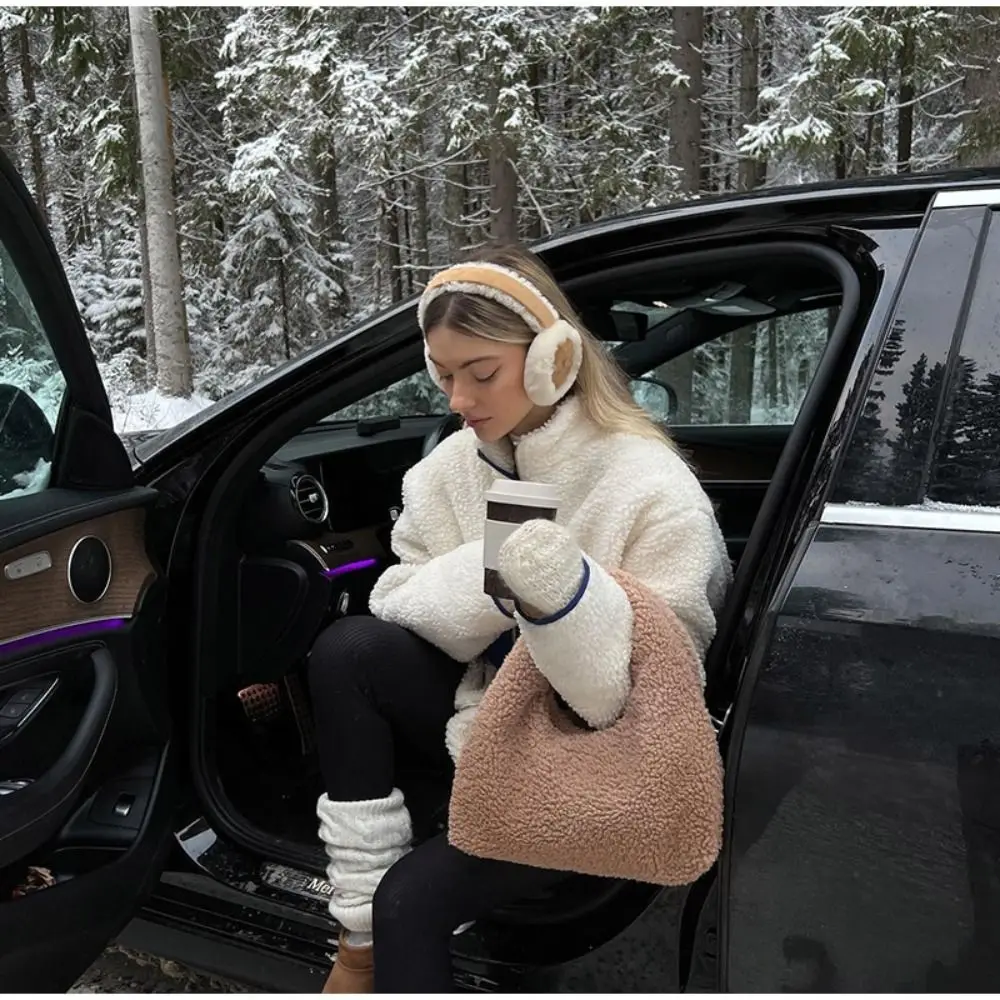 Plush Ear Muffs Winter Warmer Foldable Ear Cover For Women Men Outdoor Cold Protection Warm Earflaps Fashion Ear-Muffs Cover