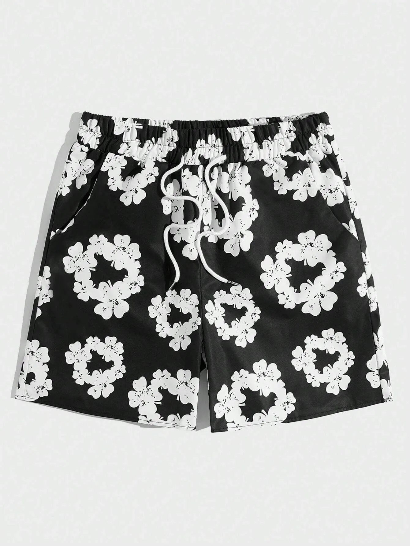 Summer Beach Leisure Sports Shorts For Adults Kids Flowers Random 3d Print Elasticity Waist Shorts Neutral Outdoor Street
