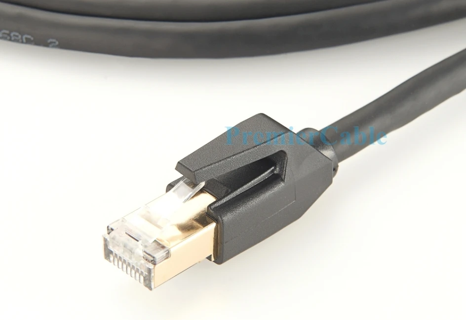 RJ45 Cat8 Ethernet-Kabel 40 Gbit/s 2000 MHz RJ45 geschirmtes S/FTP-Netzwerk-Patchkabel POE-Internetkabel für Modem WLAN-Router PC Laptop – Detail 5