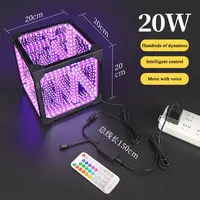 Dodecahedron-Colorful Atmosphere Night Light, Creative Cool InfiniteLoop, E-sports, 4-Dimensional Space 2