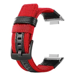 Correa de bucle de nailon vintage ajustable para relojes inteligentes - Accesorios de pulsera deportiva reemplazables