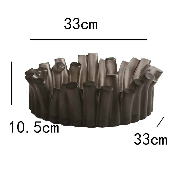 Modern Coral Shape Resin Fruit Plate Creative Home Living Room Coffee Table Restaurant Desktop Storage Tray Ornaments 6