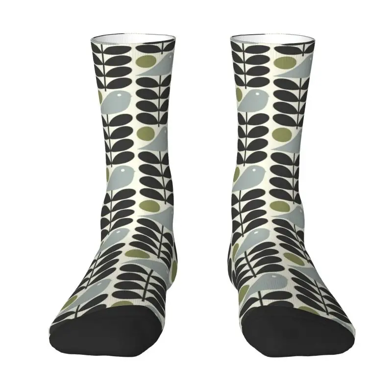 

Early Bird Granite Orla Kiely Print Mens Crew Socks Unisex Fun 3D Printing Dress Socks