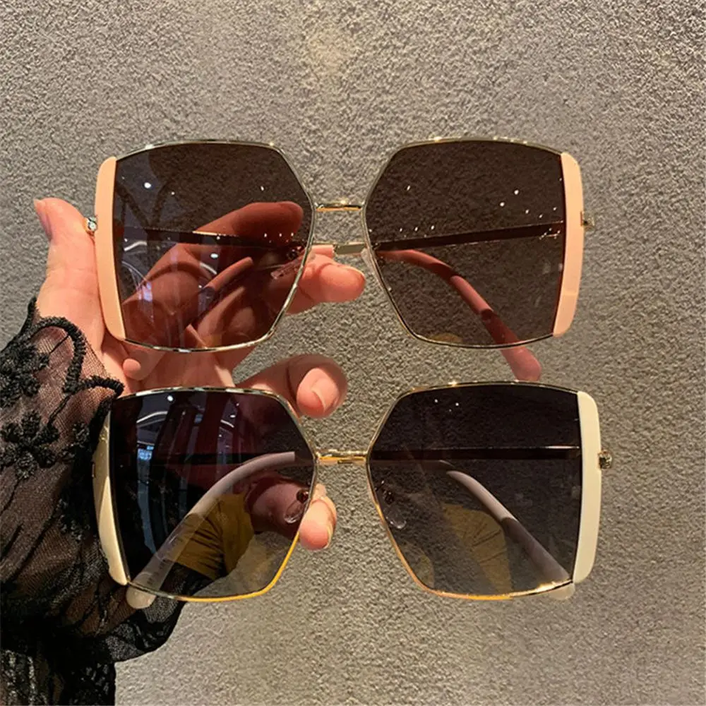 Oversized Square Luxury Sunglasses Women Vintage Big Frame Women Female Gradient Lens Sun Glasses Fashion Shades UV400 Eyewear polarized sunglasses