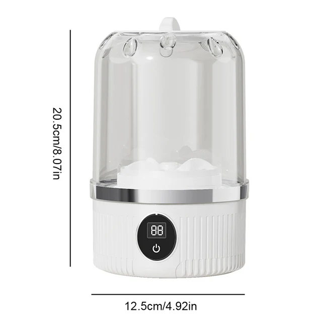 Mini lavatrice per biancheria intima ricaricabile 1L calzini elettrici lavatrice per uso domestico piccolo detergente per biancheria intima portatile senza fili 6