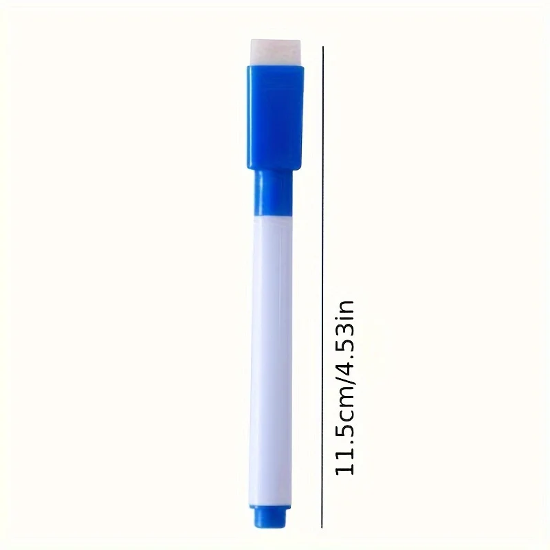 Vibrant 8-Color Dry Erase Markers with Magnetic Eraser – Ideal for Office, Home, and Creative Gift Giving