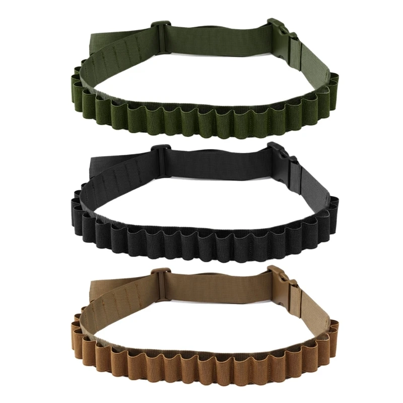 

Adjustable Hunting Cartridge Belt 27 Hole Knockers Belt Shotguns Shells Shoulder Waist Belt Holder for Shooting Games