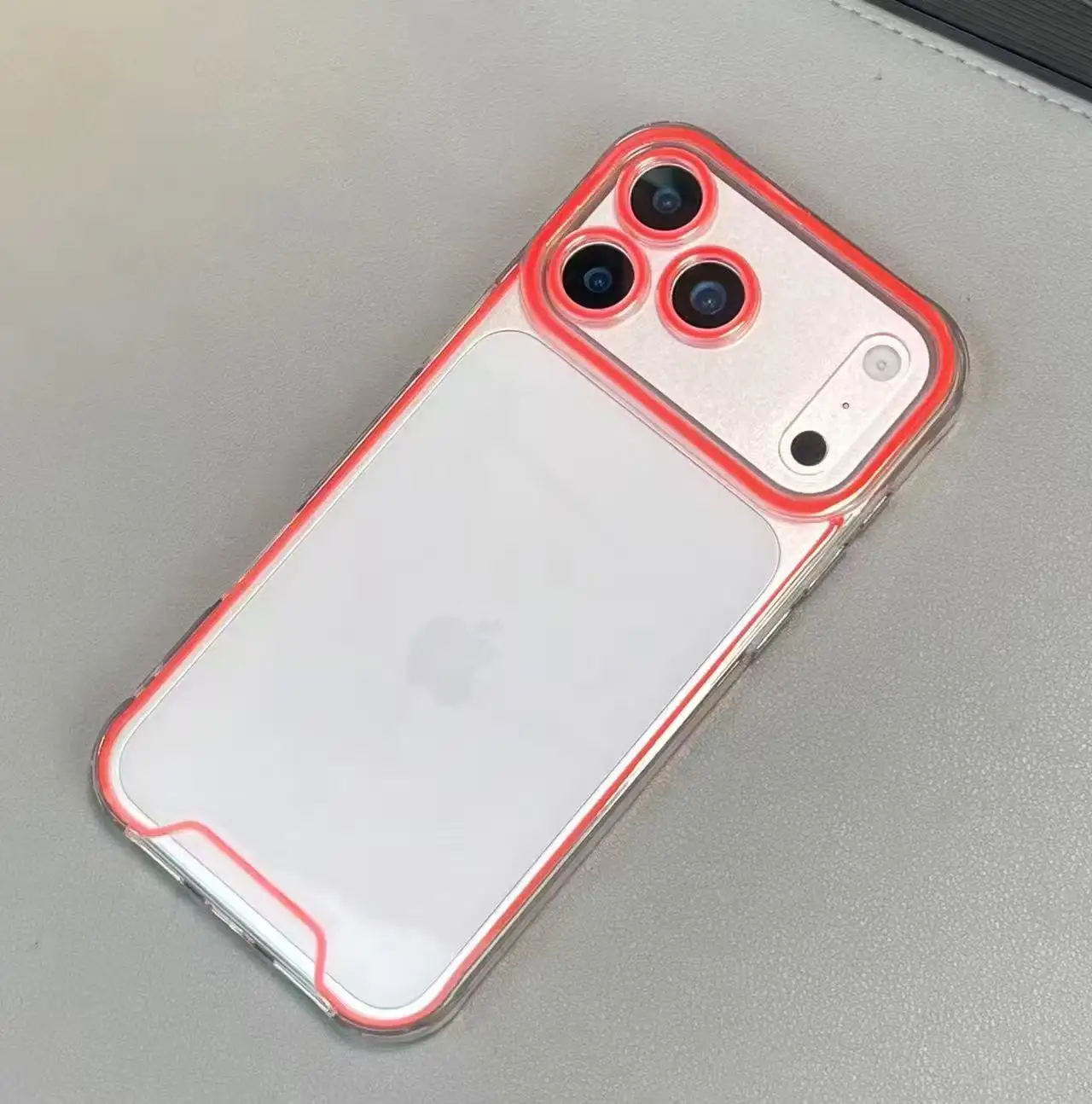 ตัวเลือกสินค้า เคสใสเรืองแสงกันกระแทกสำหรับ iPhone 17/16/15/14/13/12/11 Pro Max