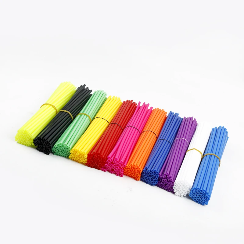 Universal Motorcycle Bike Wheel Rim Spoke Skins Covers Wrap Tubes bike accessories bicycle wheel protector wraps 36Pcs/Pack Decor Protector Kit
