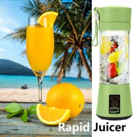 Portable Electric Juicer 6 Blades Squeezer Lemon Orange Mini Juicing Cups  USB Rechargeable Charging Home Juice Maker Machine 1