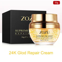 24K gold Hydrating Repair Facial Creams Moisturizing Smooth Skin care Wrinkle Anti-Aging Beauty Oil-control Whitening Face cream