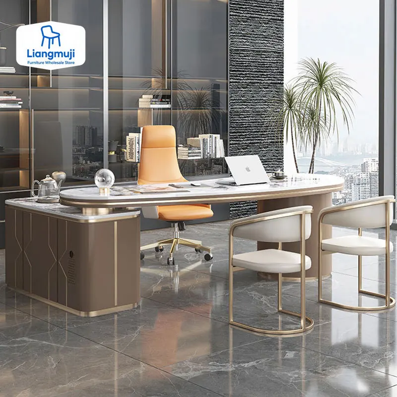 Grand bureau de rangement pour ordinateur de bureau, bureau en forme de L, tiroirs organisateurs, bureaux d'ordinateur modernes de luxe, mesa para computador, meubles