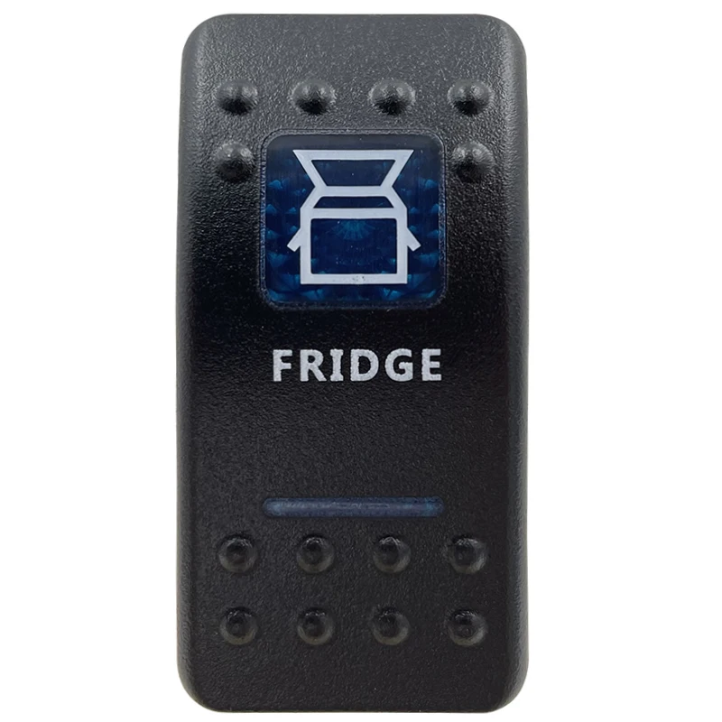 Blue LED Rocker Switch Button - Enhanced Interior Lights & Camper Accessories