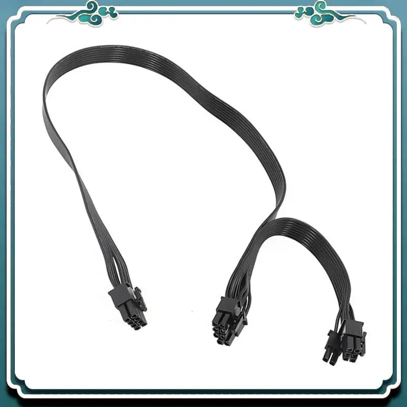사용하기 쉬운 PSU VGA 8핀 남성-듀얼 Pcie 8(6+2) 핀 남성 PCIE GPU 전원 케이블(EVGA G1 G2 G3 G+ G5 G6 GT GA P2모듈형 Powe용)