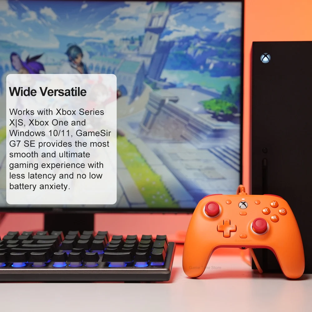 GameSir G7 SE Wired Controller for Xbox Series S X, Xbox One PC 