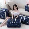 Zipper Clothes Quilt Storage Bag Oxford Cloth Wear-Resistant Moving Luggage Packing Bag Foldable Waterproof Travel Storage Bag 5