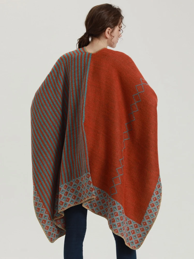 ������ ���� ĳ�ù̾� ��ī�� �ܿ� ���� ��� �β��� �� �� ī�� �Ķ� Mujer Pashmina Chales Echarpe Hiver Luxe