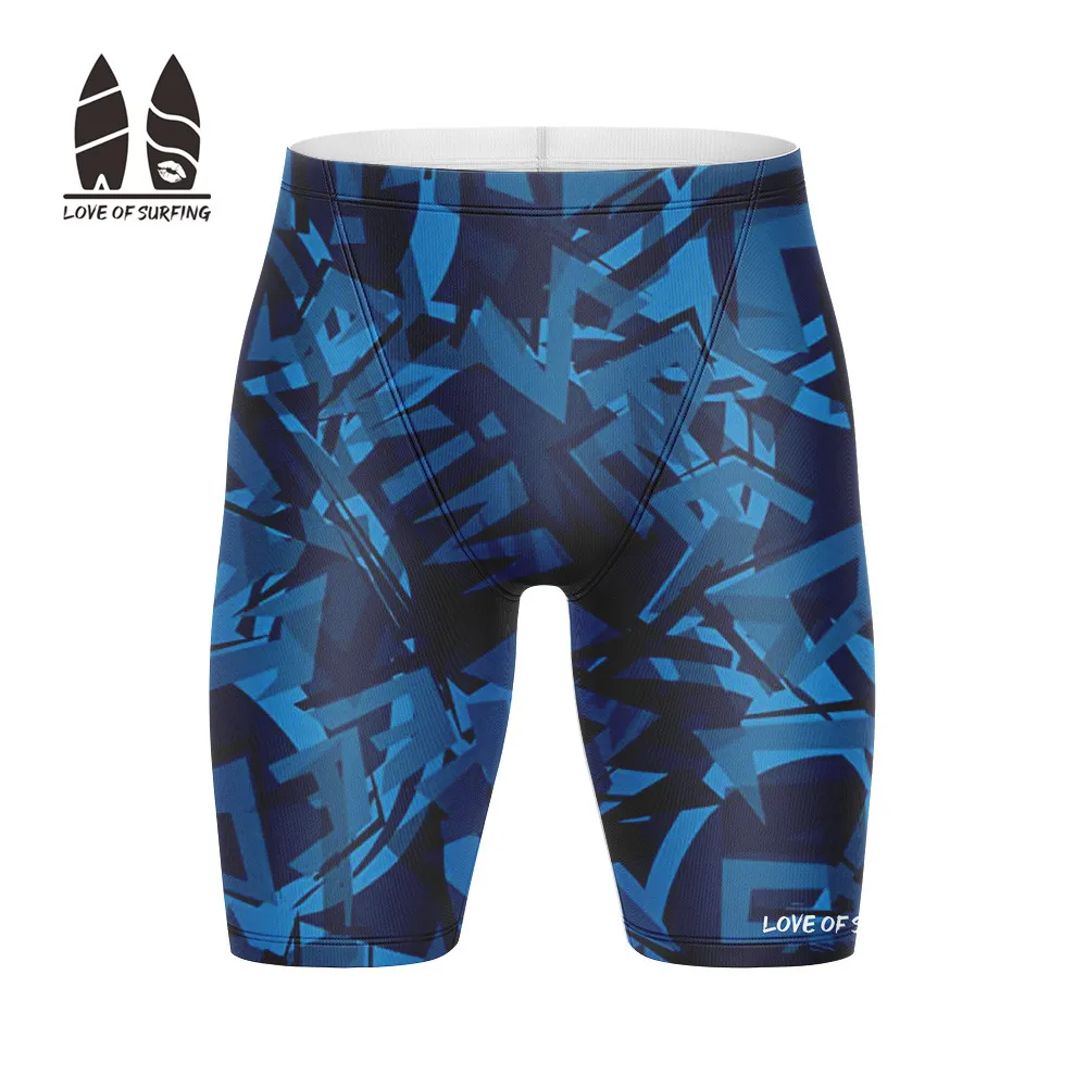 Summer Men's Shorts Swimming Jammers Quick Dry Lycra Swimsuit Beach Swimming Trunks Surfing & Beach Shorts Swim Racing