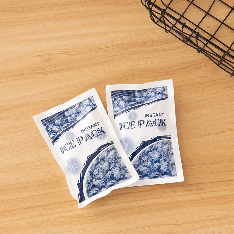 100g Disposable Ice Bag Ice Pack Instant Cooling Speed Cold Bag Sunstroke