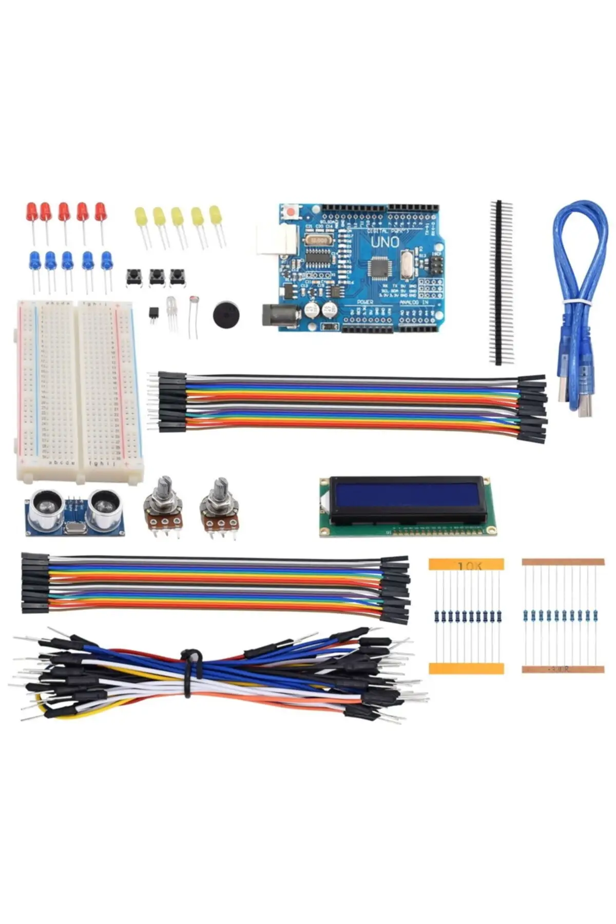 124 piece Uno R3 Robotic Coding Applications Super Start Project Training Set T1 Box Gift - ANKUX Tech Co., Ltd