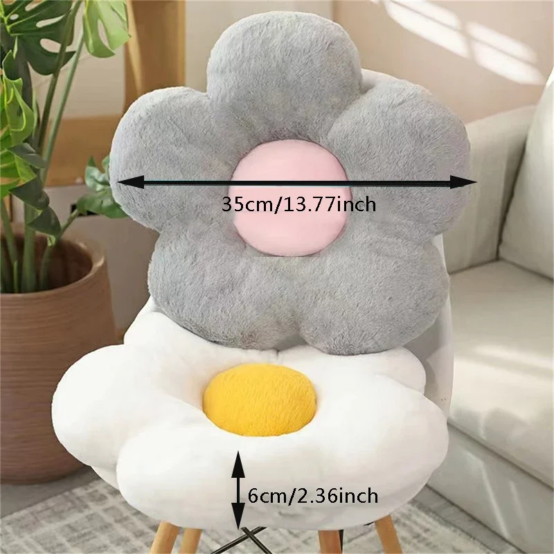 Colorful Flower Plush Pillow 5