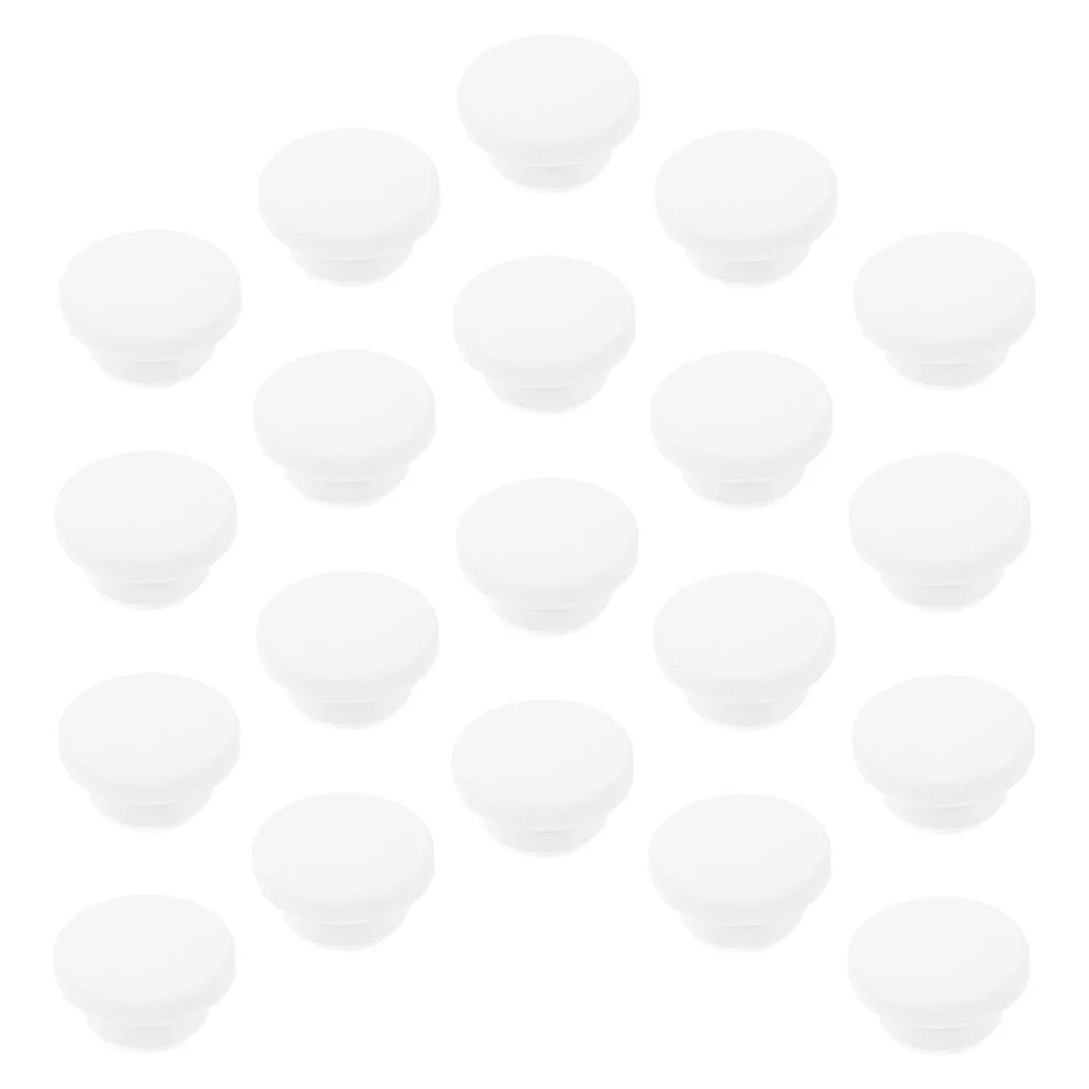 

20pcs Overflow Drain Round Caps Washbasin Overflow Drain Caps Bathroom Bathtub Overflow Covers