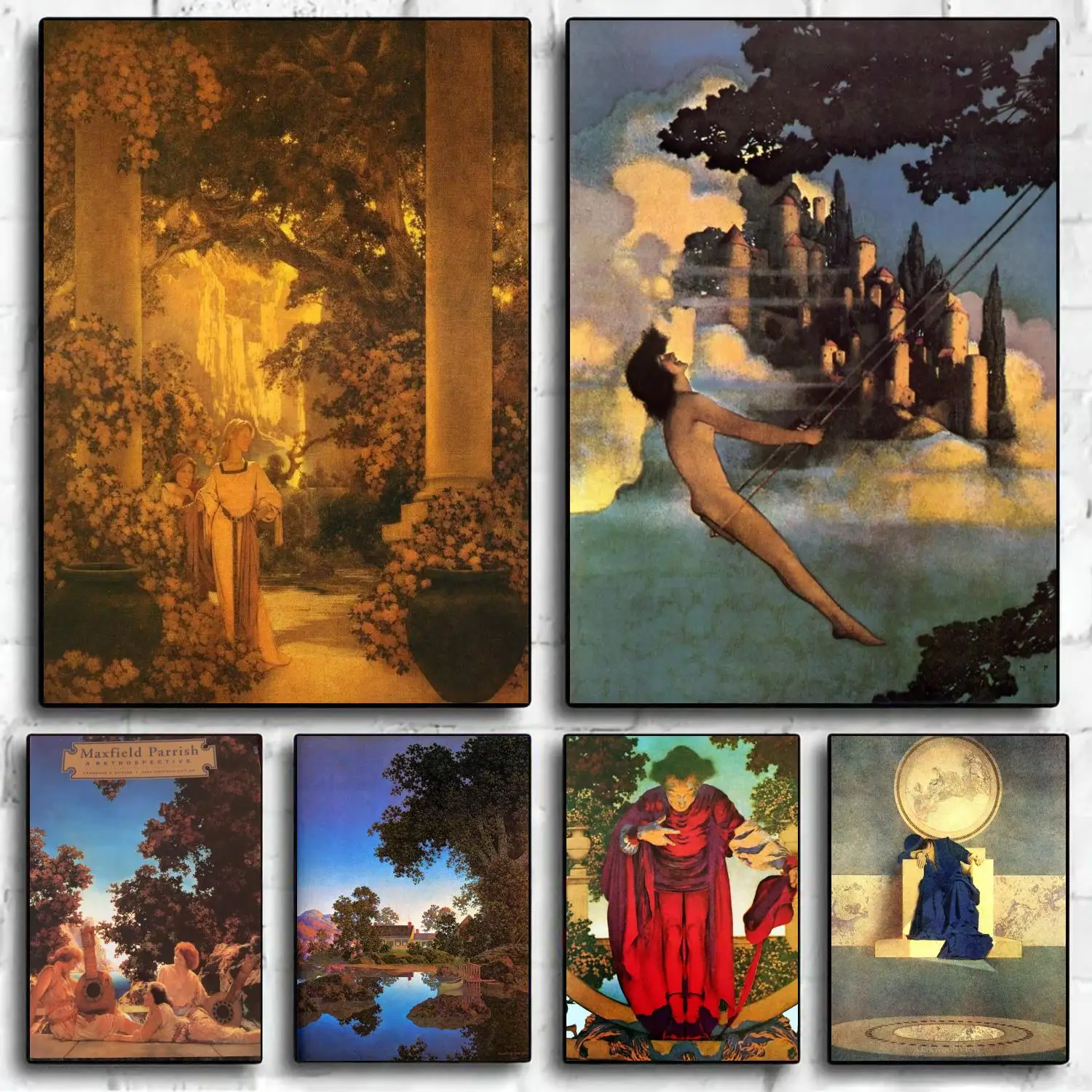絵本・児童書 Maxfield Parrish: a retrospective Maxfield Parrish: A