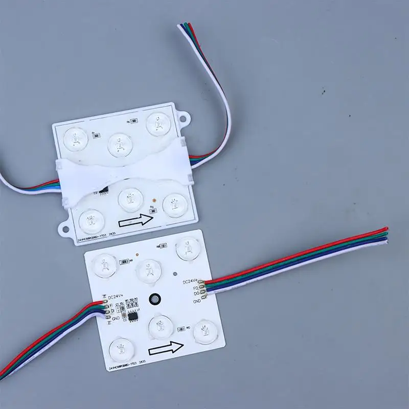5pcs LED 모듈 CCT 24V 디밍 가능 확산형 LED 조명 천장 광고 라이트 박스 간판 백라이트 상점 배너