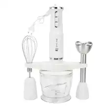

Multifunction Hand Blender Mixer 600W Electric Stirrer Food Processor EU Plug 220V White