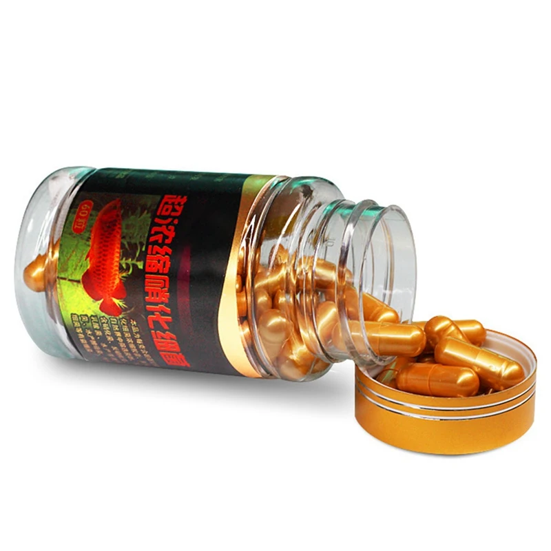 60 Tablets Nitrifying Nitrifying Bacteria Capsule Aquarium Fish Tank Super Concentrated Capsules Water Quality Purifier Supplies fish tank water purifier,aquarium nitrifying bacteria