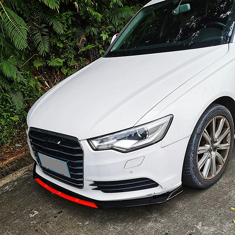 Sedan Front Bumper Lip Spoiler Bodykit For Audi