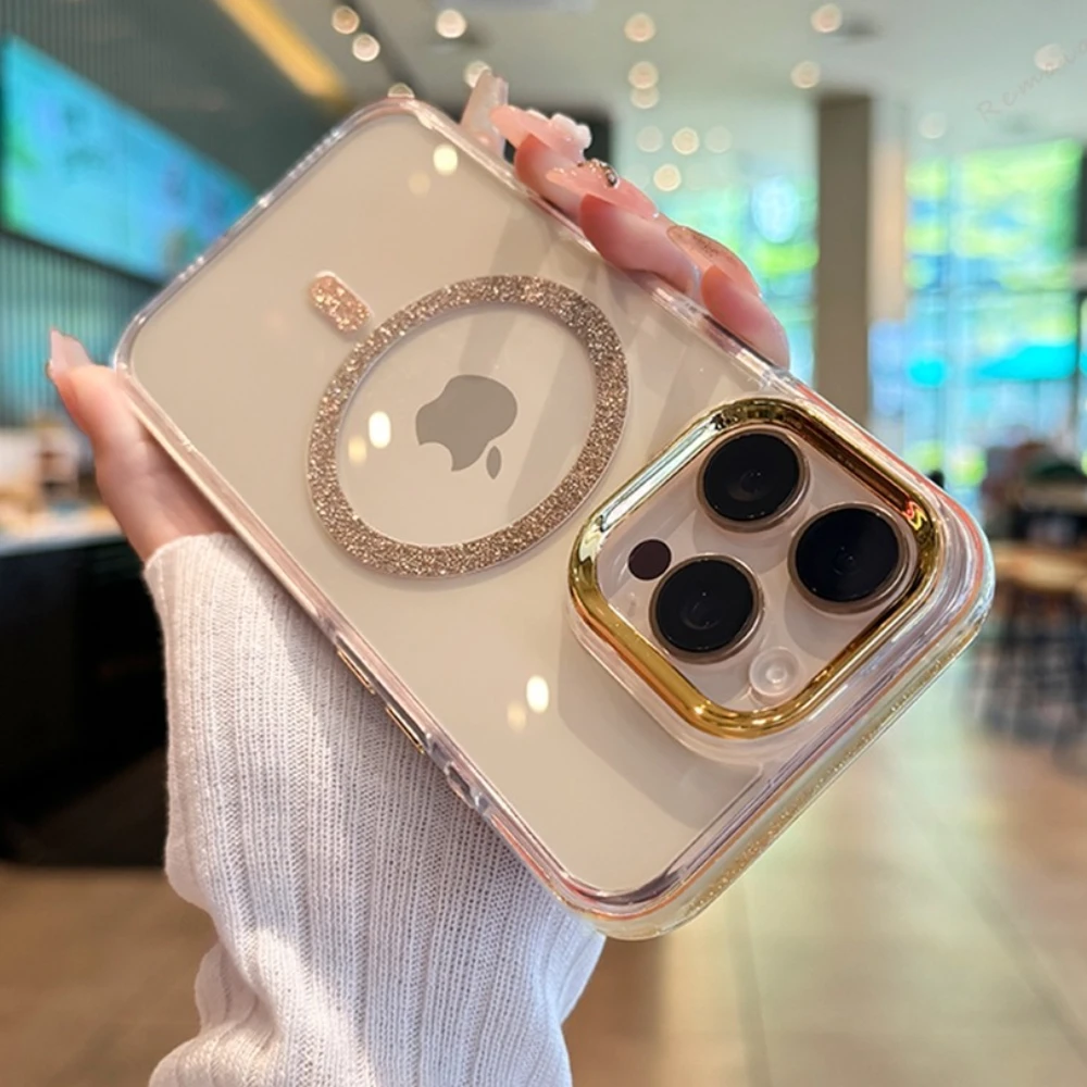 Luxury Bling Glitter Silicone Phone Case - Shockproof Protector Cover