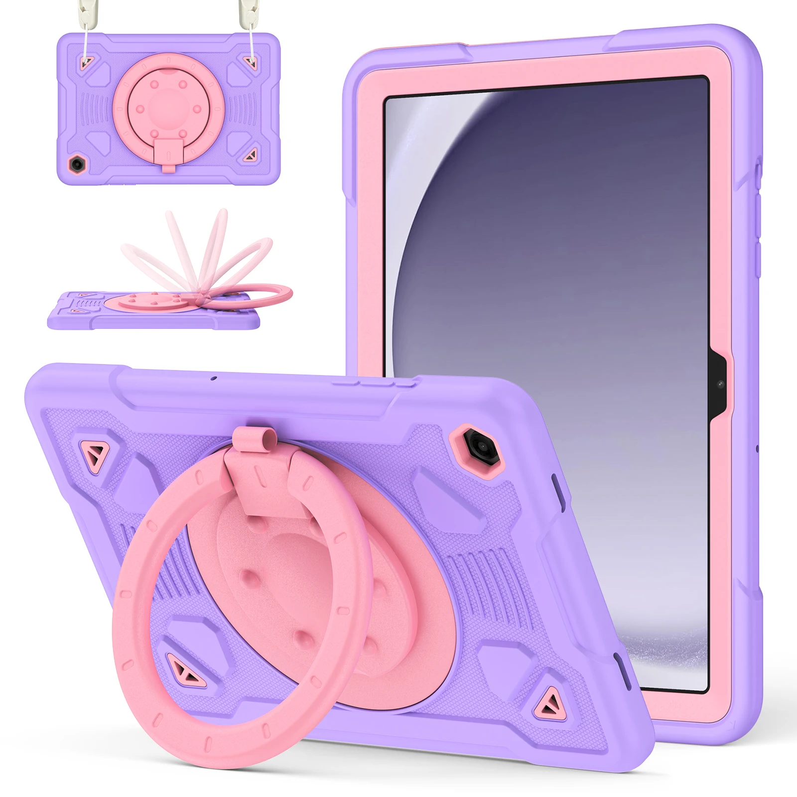 Vibrant Kids Tablet Case with Pen Tray and Enhanced Protection