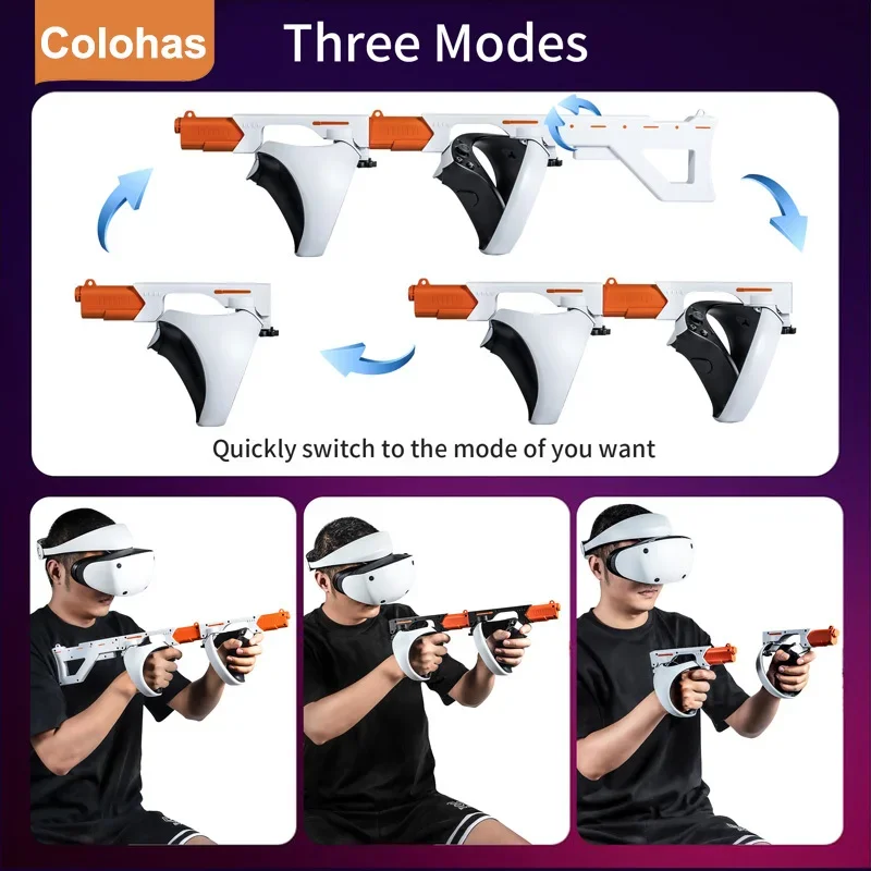 For Sony PS VR2 Shooting Game Controller Inventory Accessories Body Induction Magnetic Suction Christmas Gift Games Accessories