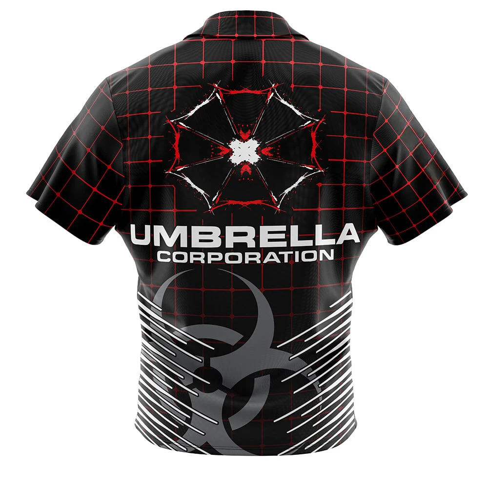 Umbrella Corp Resident Evil Button UpHawaiian ShirtFashion Trend Breathable Loose Versatile Casual Sports Summer Men 2