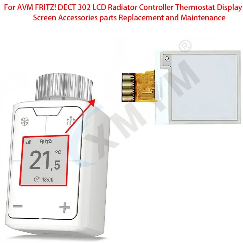 

For AVM FRITZ! DECT 302 LCD Radiator Controller Thermostat Display Screen Accessories parts Replacement and Maintenance