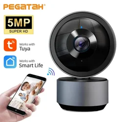 PEGATAH Tuya 5MP IP Camera  WIFI Tuya Smart Home HD Night VIsion Two Way Audio Auto Tracking Cloud Smart Home CameraWIFI CAMERA