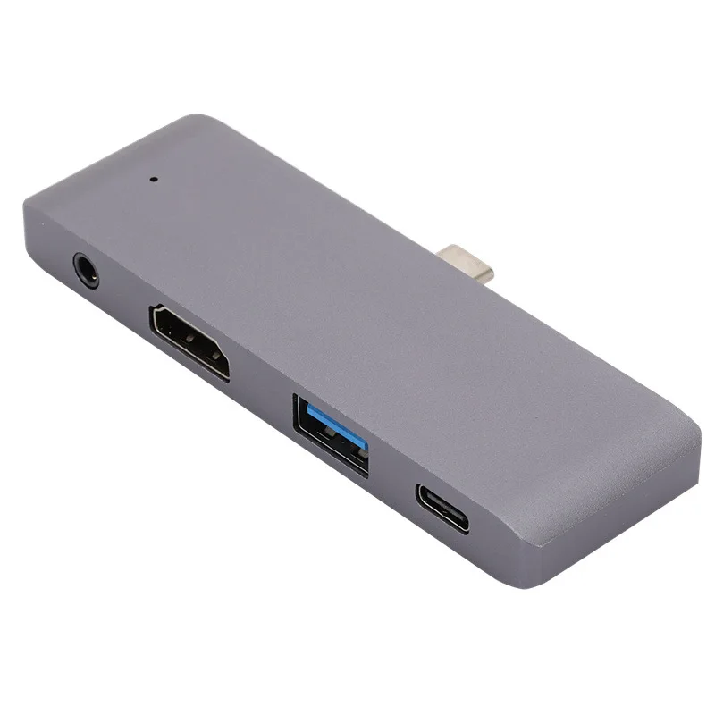 

Док-станция 4-в-1 с разъемом Type-C на Hdmi + Usb + Pd + 3,5