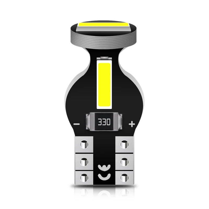 

2 PCS T10 7020 3 Chips Canbus W5W Led White Dome Interior Reading Lamps Car License Plate Light