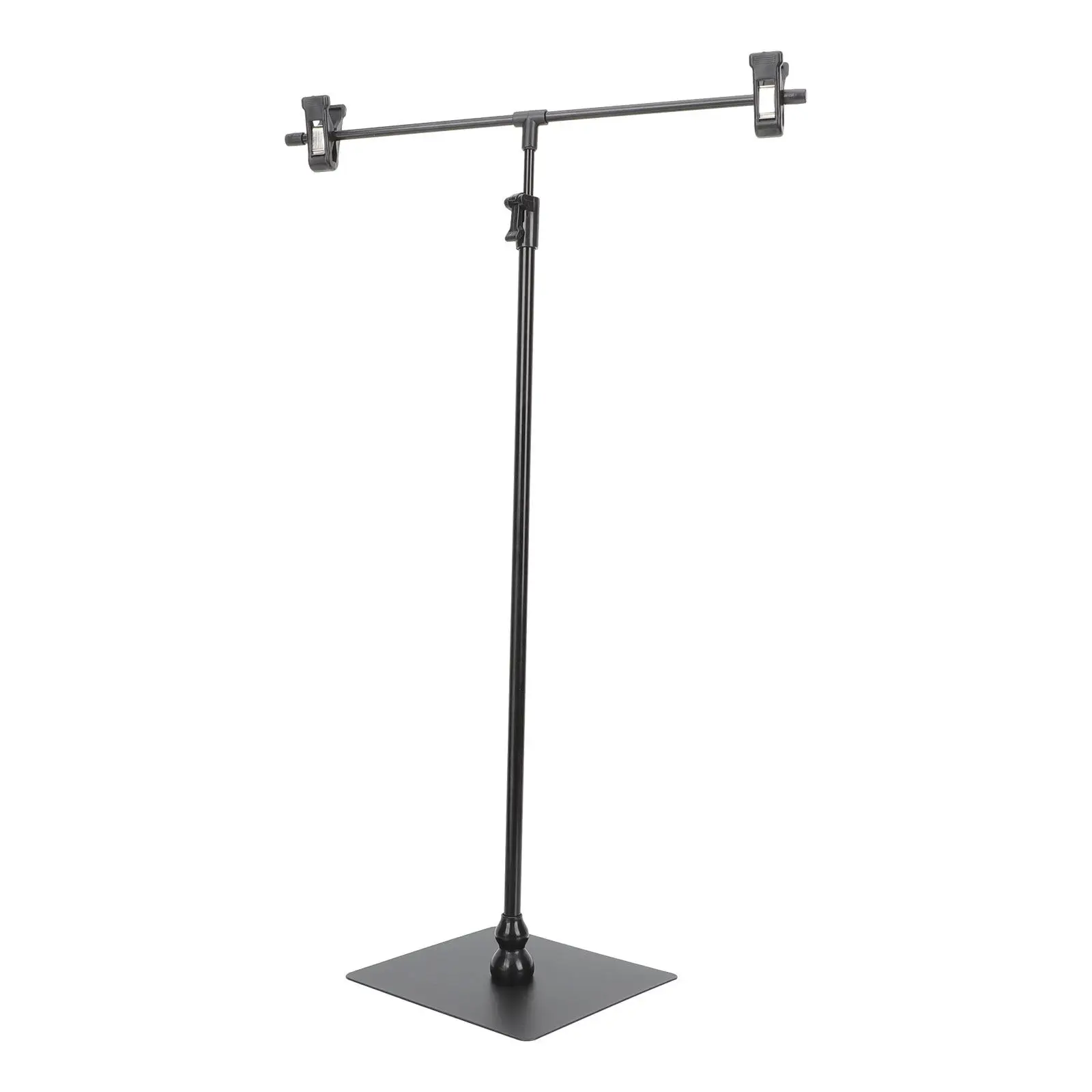 신축성 조절 가능한 T자형 포스터 스탠드 광고 디스플레이 랙 높이 조절 가능 사인 홀더 T자형 포스터 홀더