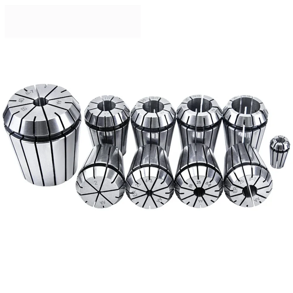 CNC Spring Collet ER11 ER16 ER20 ER25 ER32 High Precision 0.015 0.005-0.008 mm Spring Collet Suitable Engraving Machine Spindle spring collet collet chuck spring collet chuck engraving collet chuck