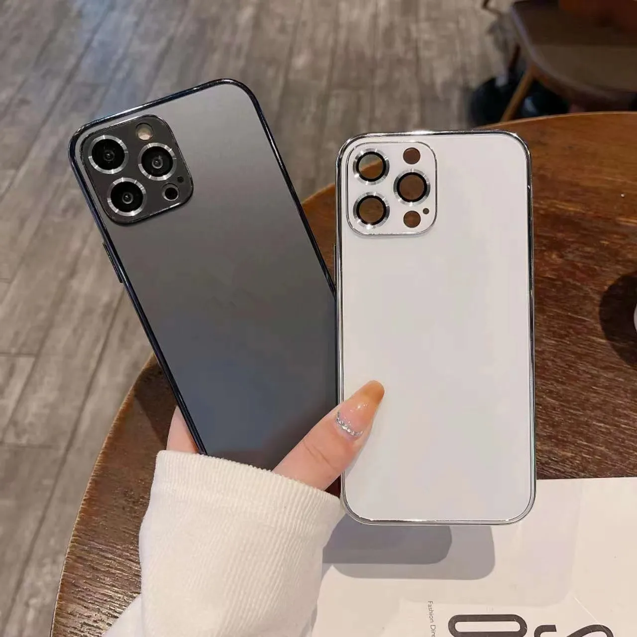 

Lens Film Dust Screen Plated Magnetic Suction PC Men's and Women's Phone Cases Suitable for iphone14 13 12 11 Pro Max