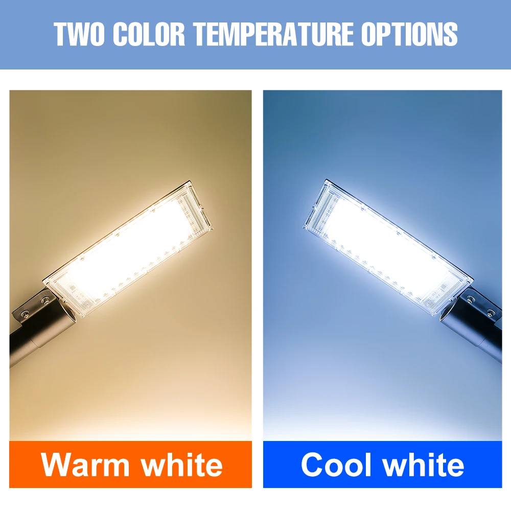 100W LED 가로등 야외 투광등 220V 외부 벽등 방수 스포트라이트 마당 복도 공원 뒷마당 조명