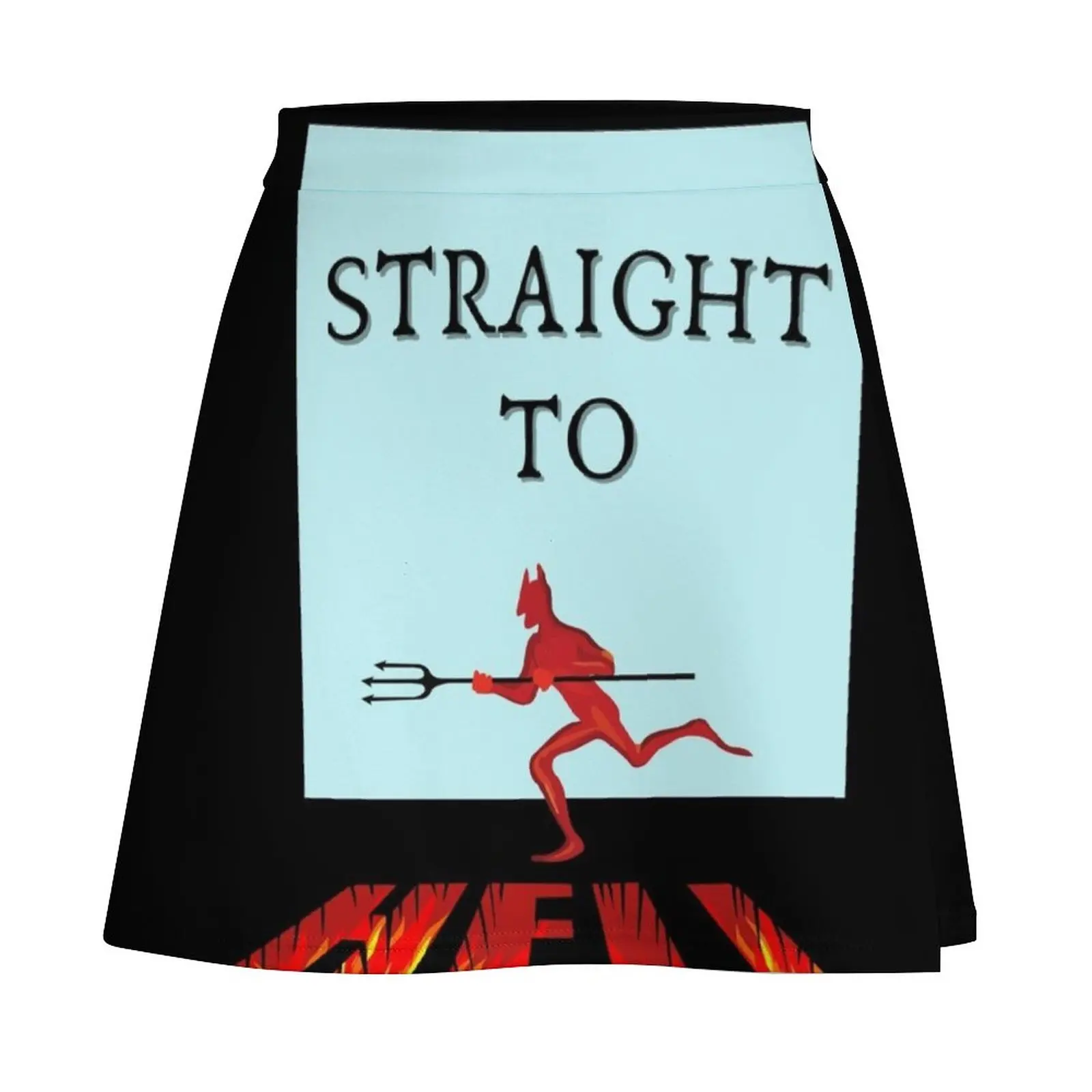 Straight To Hell Mini Skirt elegant social women's skirts mini skirt skirt for women