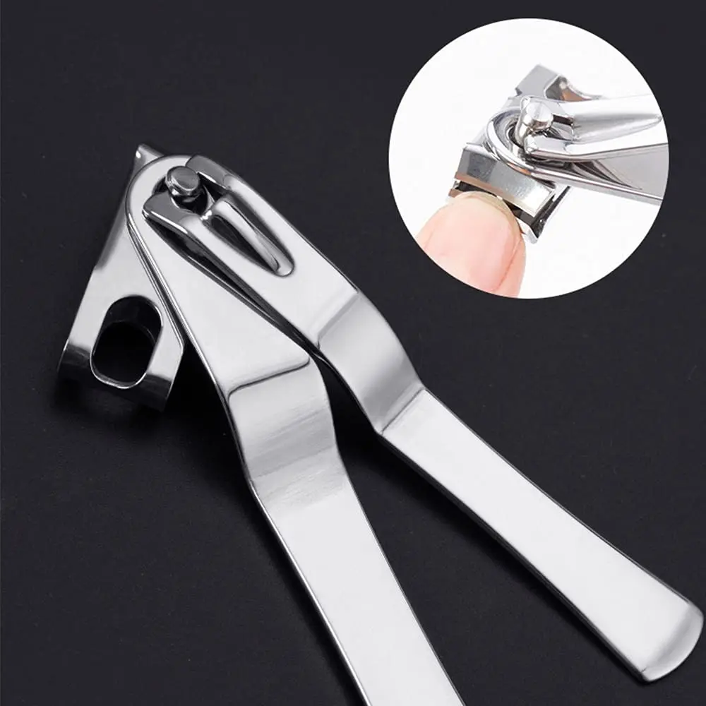 Sharp Nail Clippers 360 Degree Rotating Stainless Steel Effortless Fingernails Toenails Cutter for Home Portable