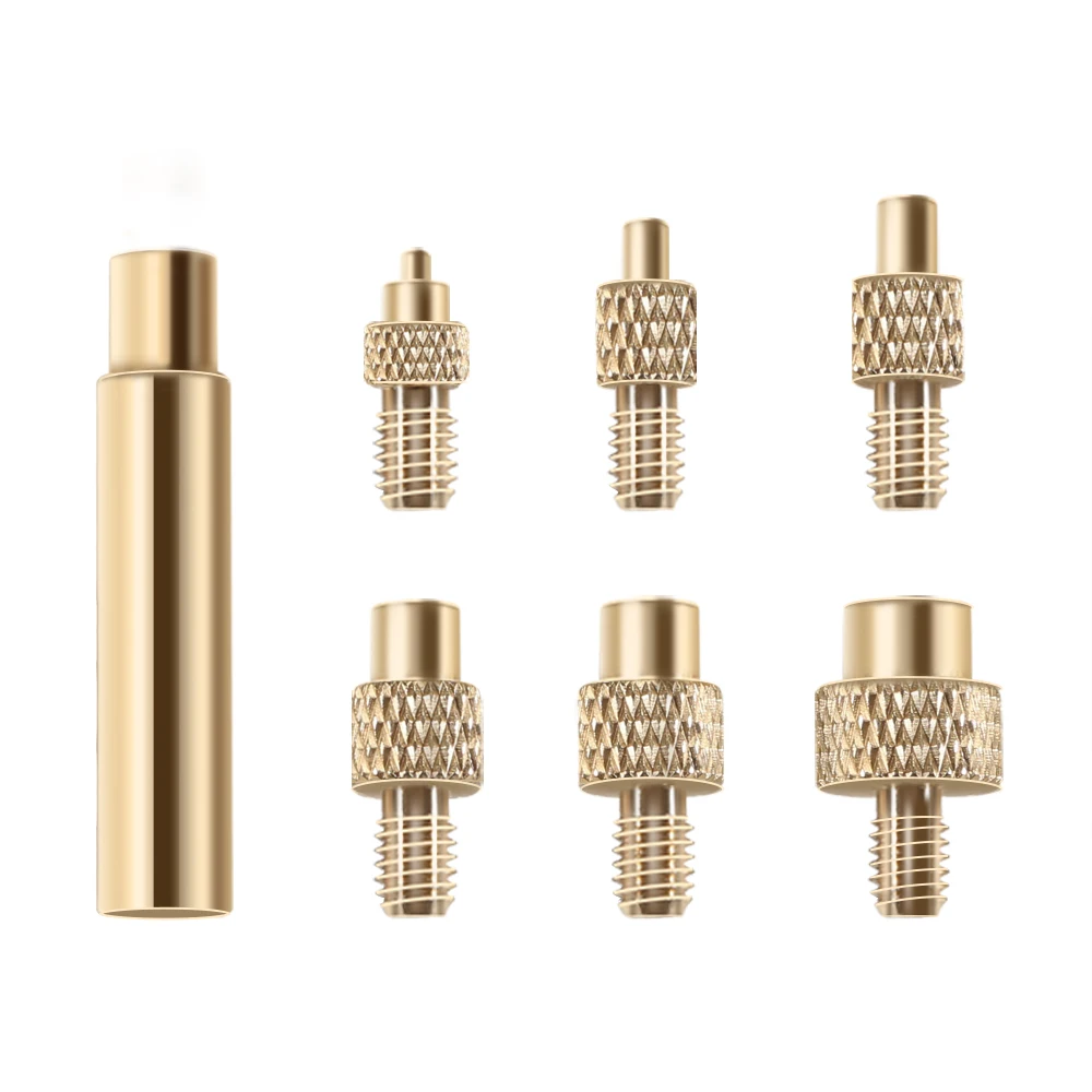 Heat Set Insert Soldering Iron Tip M2-M8 Brass Hot Melt Inset Nut Embedded Thread Insertion Kit For 3d Printing I.758341639
