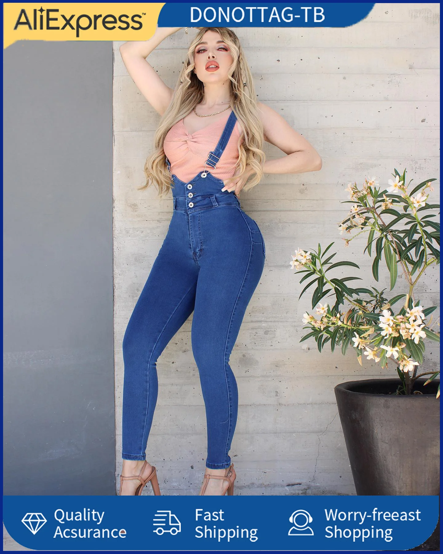 New 2023 Women Curvy Figure Bandeau Pants Adjustable Straps Y2k High Waist Stretchy Sliming Jeans   Female Fashion Office Trendy