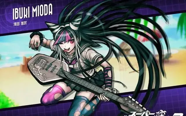 Danganronpa: Ibuki Mioda | White Uniform Costume Set Cosplay 20 Danganronpa-Inspired Ibuki Mioda School Uniform Costume for Cosplay Events