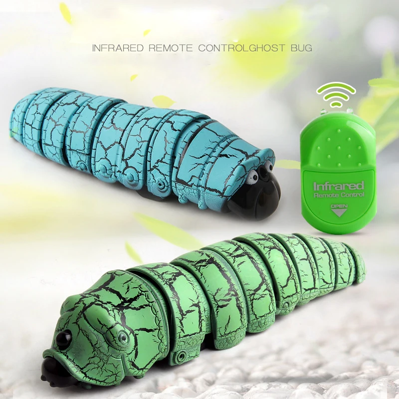 RC robot Toys Electric Caterpillar Remote Control Animals Tricky Spoof Reptiles Infrared Insect Ghost Pet Hobby Gift Toy For Kid 3